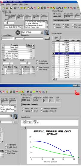 Blown film simulation software